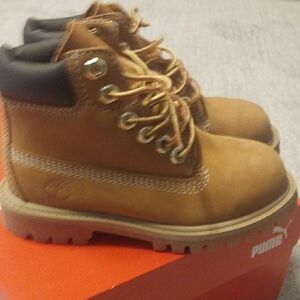 Timberland Brown and Black Durable Boots